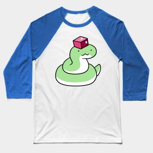 Cube Snake Baseball T-Shirt